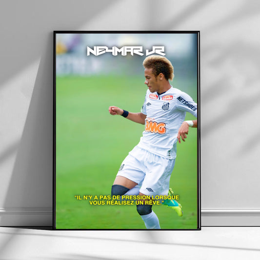 AFFICHE NEYMAR JR (CADRE INCLUS)