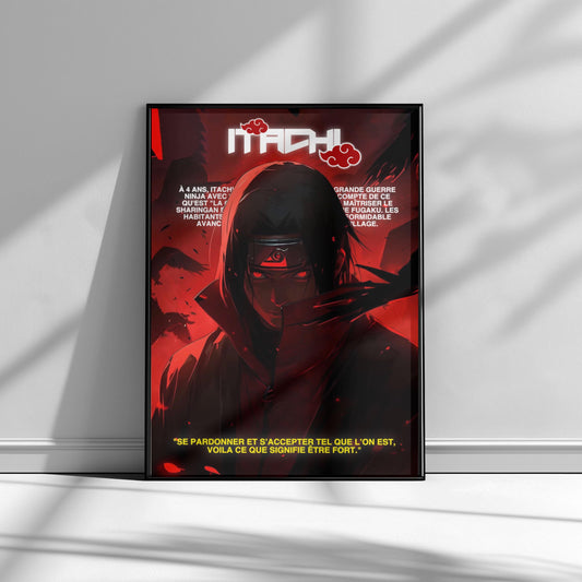 AFFICHE ITACHI (CADRE INCLUS)