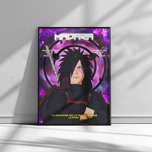 AFFICHE MADARA (CADRE INCLUS)