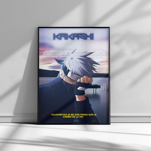 AFFICHE KAKASHI (CADRE INCLUS)